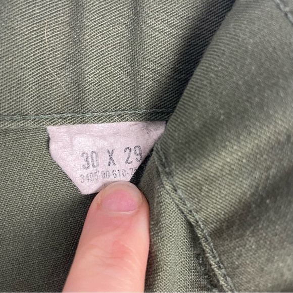 Vintage USA Military Trousers Green Utility Army Pants - Picture 7 of 8